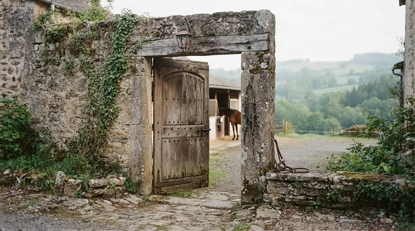 Entrée du La Noalha Insolit’, centre équestre à Lanouaille
